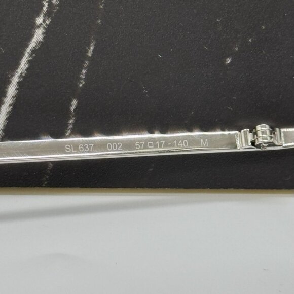 NEW SL637 002 SAINT LAURENT  SUNGLASSES WOMEN  CAT EYE EYEWEAR SAINT LAURENT - Picture 9 of 11